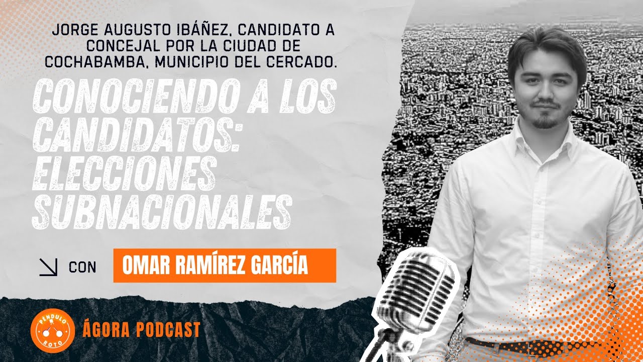 CONOCIENDO A LOS CANDIDATOS: @JorgeAugustoIbanez,Candidato a Concejal por la ciudad de Cochabamba 