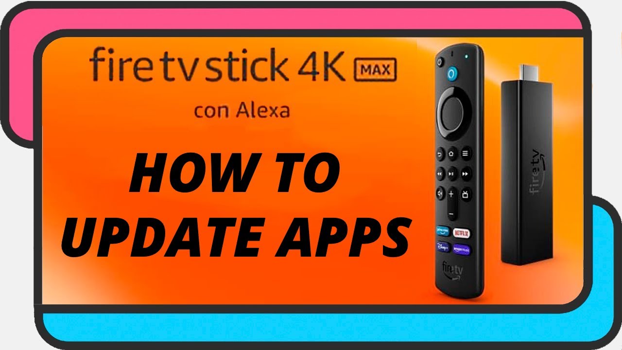 How to update applications on an Amazon Fire TV Stick - YouTube