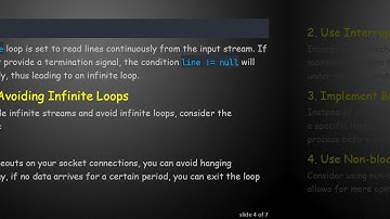 How to Handle an Infinite Loop When Reading Streams in Java