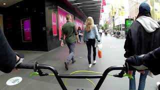 Riding BMX Melbourne city..  Xiaomi Yi Lite  1080  HD