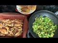 Mustard/Lemon Pepper Chicken Wings, fried Broccoli &amp; Toast!