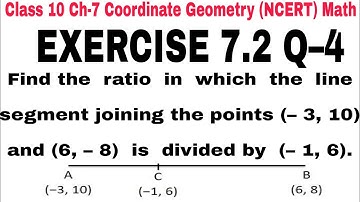 Ch-7 Ex-7.2 Q 4 coordinate and Geometry class 10 mathematics
