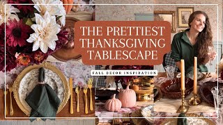 An Inspiring Fall Thanksgiving Table Setting