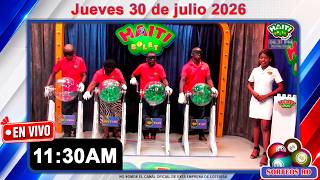 Haiti Lottery Live | Thursday, July 30, 2026, 11:30 AM