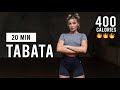 20 MIN TABATA HIIT | Super Sweaty Full Body Workout | No Equipment, No Repeat