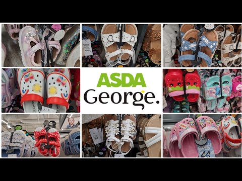 George Girls Shoes x Sandals New Collection April 2024 In Asda Store Colne | 4K