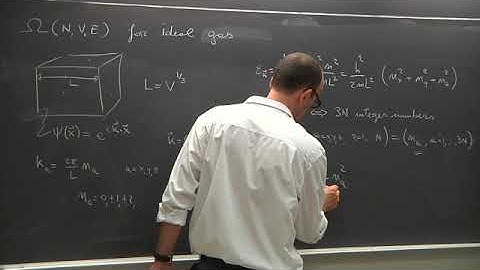 ICTP MediaCore Statistical mechanics Lecture 16 of 29