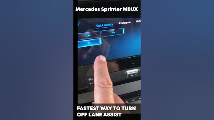 Mercedes Active Lane Assist Super Fast Delete!