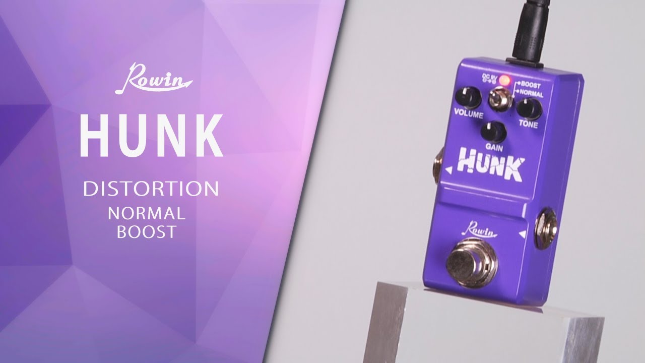 ROWIN / ギターエフェクター HUNK - YouTube