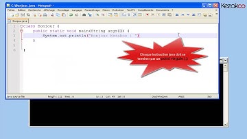 Kezakoo-Langage Java-1er programme