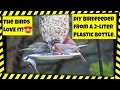 How to make a bird feeder out of a 2-liter plastic bottle.