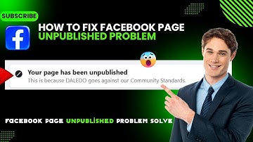 Your Page Has Been Unpublished By Facebook 2024 Solution | How To Publish Unpublished Facebook Page?