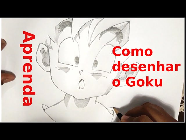 Como Desenhar o Goku de Dragon Ball Z (Muito Fácil) - Aprender a Desenhar