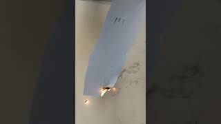 PET fire test
