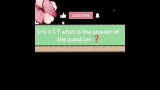 math tricky question I guess you don't answer the question #shorts #maths #music #trending #hardwork