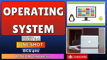 Operating System || Unit :- 4 One Shot Video || Full Explanation || AKTU BCS-401 || 4th Sem 2nd Year