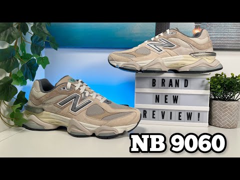 New Balance 9060 Sea Salt Review& On foot - YouTube