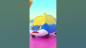 What Color is Daddy Shark? (Hint: 🔵) #shorts