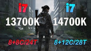 intel i7 14700K vs i7 13700K - Test in 8 Games ultra setting 1080p