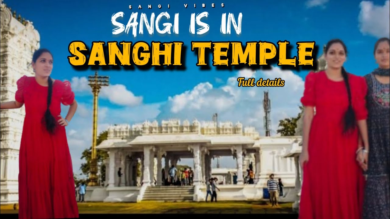 Sanghi Temple vlog in hyderabad || best place for weekend || 