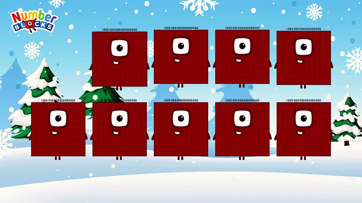 NUMBERBLOCKS 1Qn TIMES TABLE  MULTIPLICATION TABLE BIG Numbers | LEARN TO COUNT @ColorArt_id