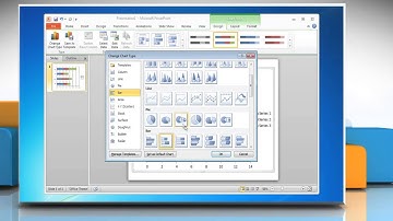 How to make a bar graph in PowerPoint 2010