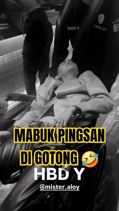 aloy di gotong kursi roda mabuk pingsan saat ultahnya #aloy #kingaloy