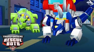 Dinobot Saves! | Transformers Rescue Bots | Kids Cartoons | Transformers TV