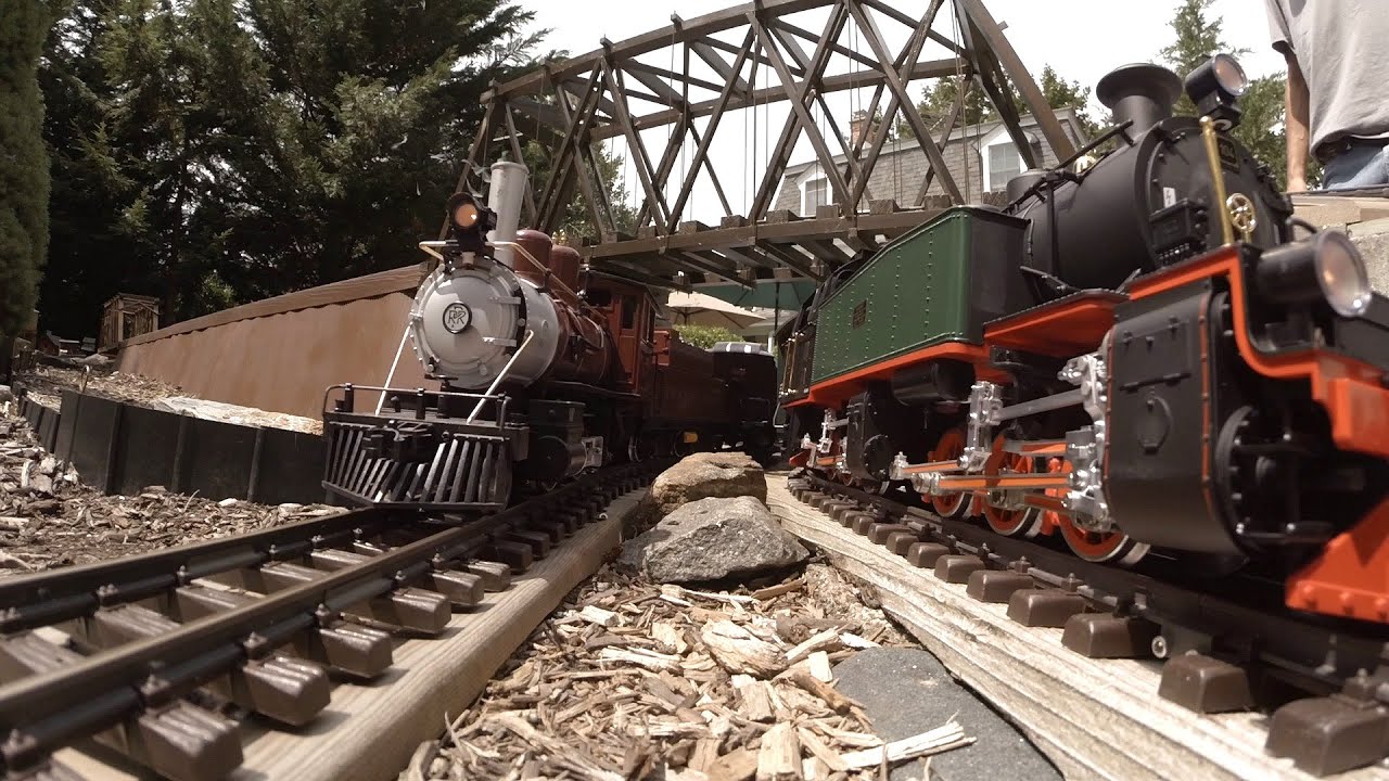 GoPro All Aboard This Model Train Ride YouTube