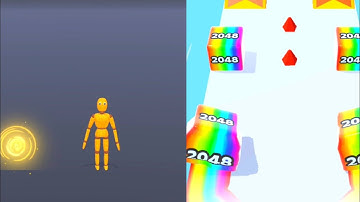 Jelly Run 2048 VS Ragdoll Break| Android ios games