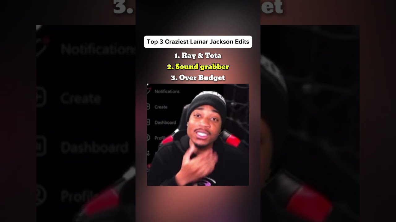 Top 3 Worst Lamar Jackson Edits Nba Basketball