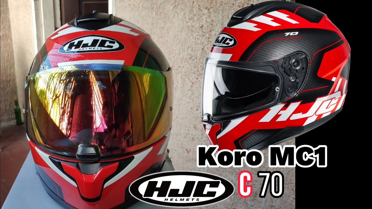 hjc c70 koro mc1 helmet HJC C70 KORO MC1 Dual Visor Helmet #hjchelmets