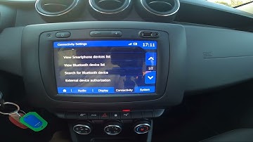 How to Forget Smartphone From Bluetooth Settings in Dacia Duster II ( 2017 – now ) | Remove Phone
