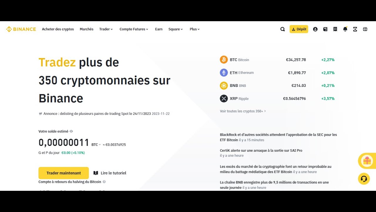 Comment trouver votre adresse de portefeuille Bitcoin sur Binance ? -  YouTube