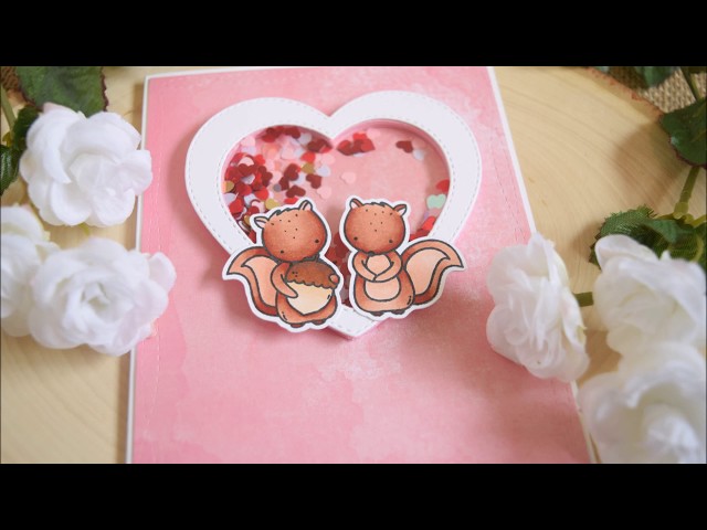 How to Create a Layered Valentines Card Using Kat Scrappiness Double  Stitched Heart Dies
