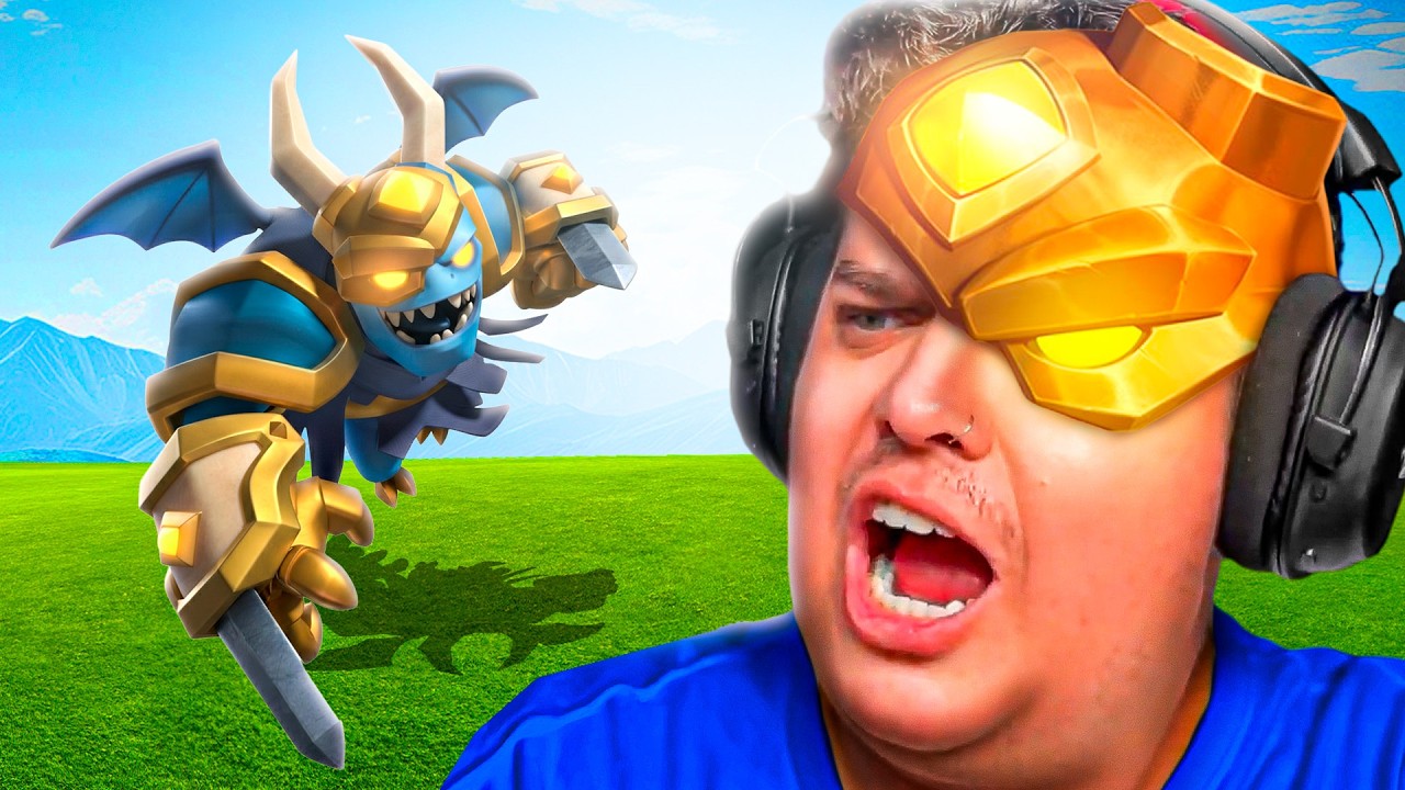 Usei o novo HEROI MEGA SERVO que vai dominar o clash royale!