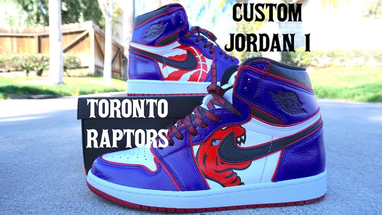 Air Jordan 1 Bloodline Custom (Toronto 
