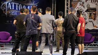 Tattoo Best of big black & grey back 2021 Tattoo Ark Expo 刺青展 最佳 歐美背部黑白大圖 刺客方舟紋身博覽會 翁博 馬汀組刺青 首席紋身 藍燁