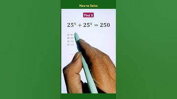 Solving a nice exponential math problem #shorts #maths #exponential