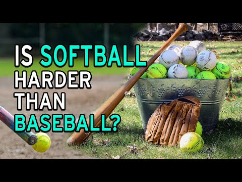 Video: Il softball è più difficile del baseball?