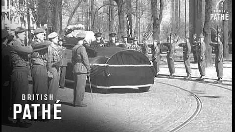 Funeral Of Crown Princess Martha Of Norway (1954)