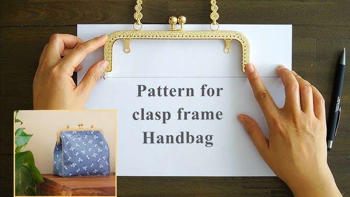 DIY Clasp Frame Bag, Metal Clasp Frame Purse/Bag