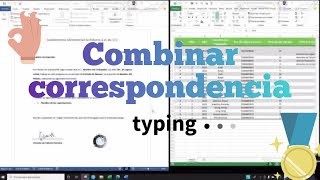 Como VINCULAR EXCEL Y WORD para crear Cartas SÚPER RAPIDO (Combinar Correspondencia)