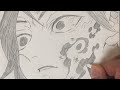 冨岡義勇の絵を描く。模写・シャープペン画。鬼滅の刃【DEMON SLAYER】 TOMIOKA GIYU　drawing