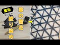 【藍染】筆で雪花絞りをする。（底辺染め編）/Indigo dyeing with snowflakes using a brush