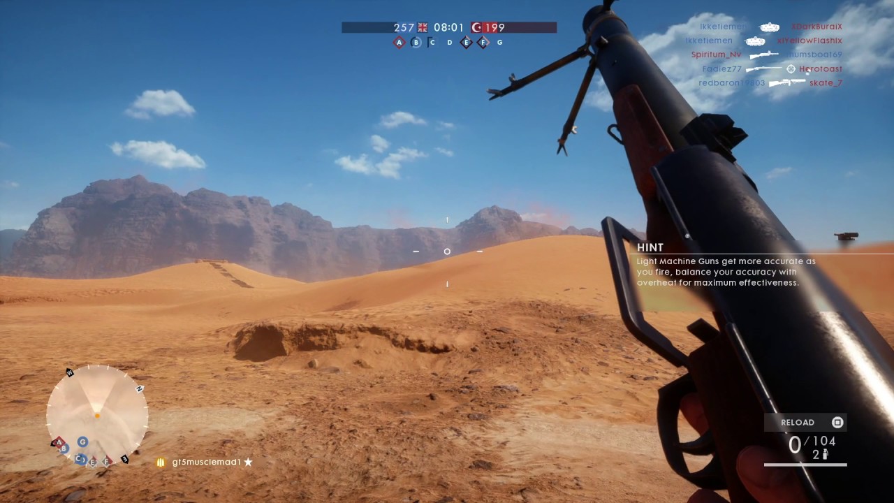 Battlefield 1 class level 10 weapons