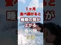 1ヶ月食べ続けると睡眠の質が上がる食べ物5選#shorts #ダイエット#アンチエイジング#筋トレ#健康#痩せる#脂肪燃焼#予防医学#基礎代謝#食べ物#美肌#美容#SALUGIA#パーソナルジム#睡眠