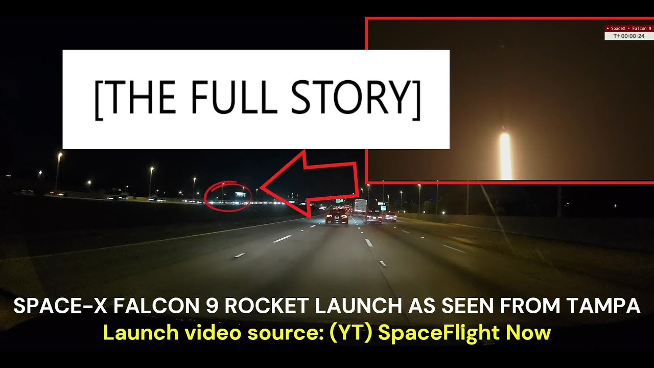 [Full Story] I UNKNOWINGLY FILMED A ROCKET LAUNCH WHILE DRIVING HOME