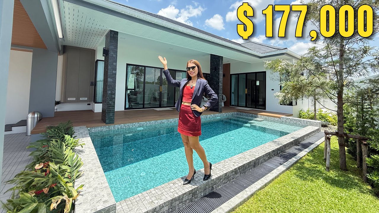 Sold : Lovely 3 Bed Pool Villa in Hua Hin 400 meter t0 7-11 shop and restaurants