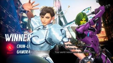 MARVEL VS. CAPCOM: INFINITE Chun Li/Gamora